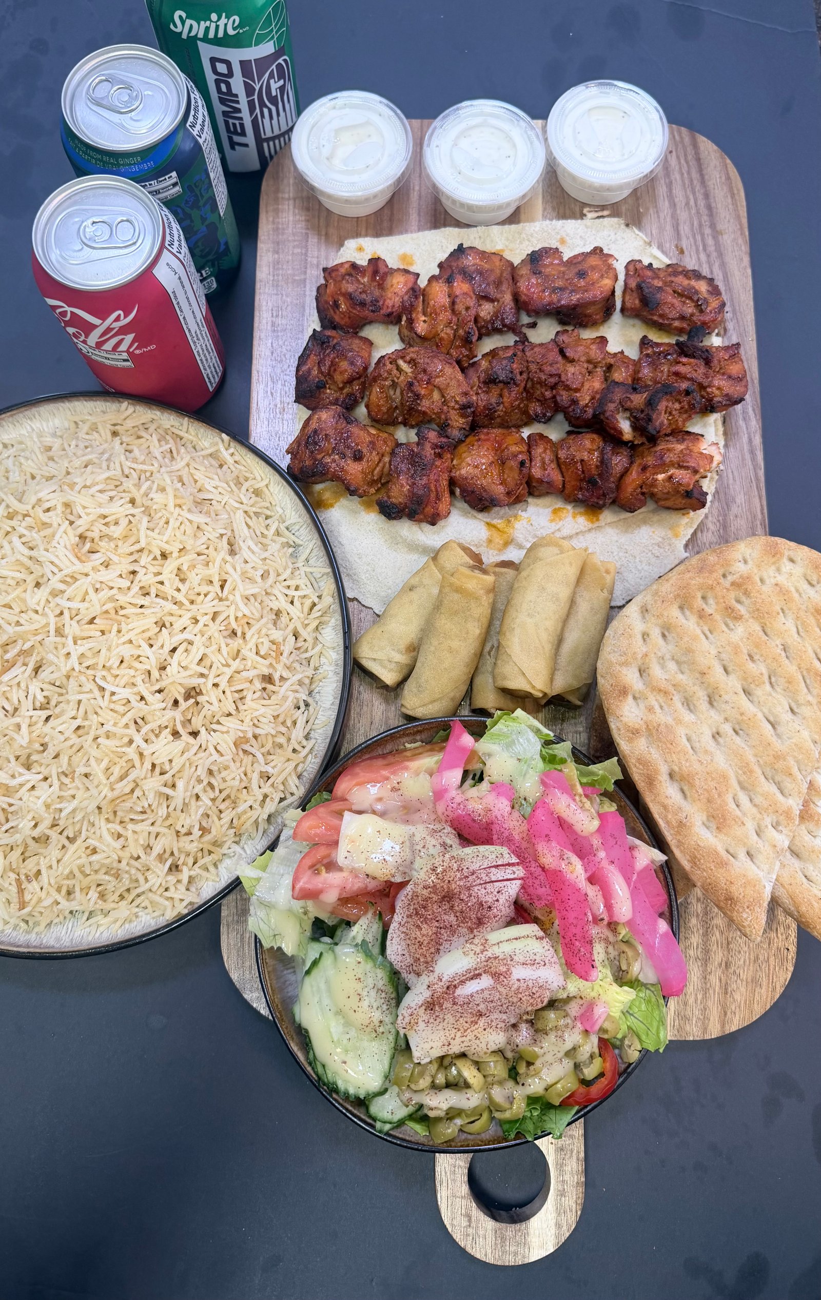 Dinner for 3 — Family Specials at Al-Meezan's Spicy Grill in Etobicoke